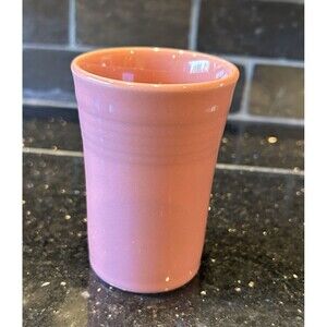 Fiesta Homer Laughlin Water / Juice Tumbler Cup Glass Rose Pink Fiestaware